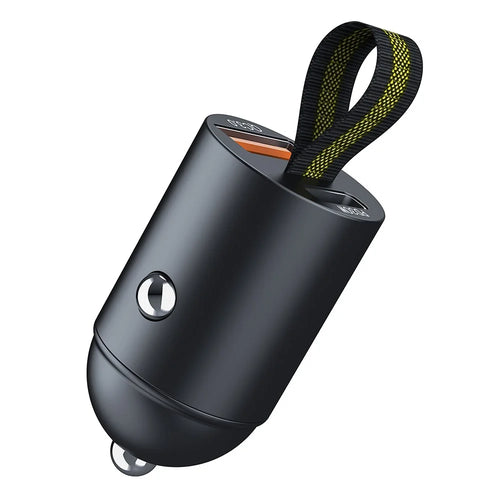 A1 Phone Fast Charging Adapter QC 3.0+PD 30W Dual Car Charger Hidden Car Cigarette Lighter - 1