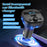C1 Car Bluetooth-compatible MP3 Player Adapter Hands-free Charging Station with USB+Type-C Ports - 2