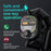 C6 Digital Display FM Car Bluetooth-compatible Transmitter Type-C+2 USB Fast Charger Audio MP3 Player - 4