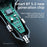 C6 Digital Display FM Car Bluetooth-compatible Transmitter Type-C+2 USB Fast Charger Audio MP3 Player - 5