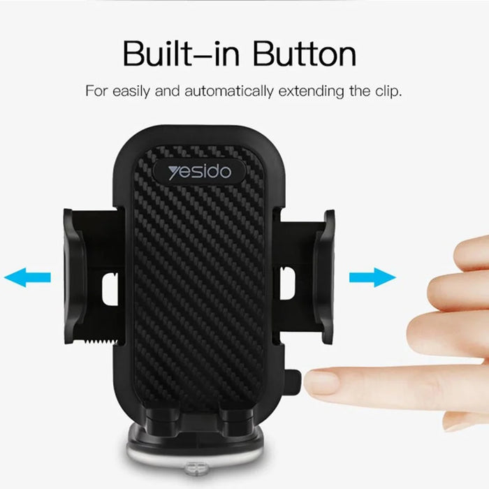 YESIDO C23 Car Suction Tray Dashboard Holder Mobile Phone Holder Windshield Holder - 3