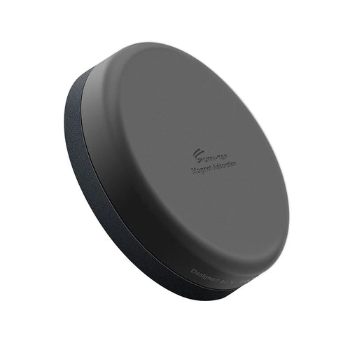 SUMI-TAP Round Mini Magnetic Car Phone Holder Stand Magnet Mount Cell Mobile Wall Car GPS Support - Black - 1