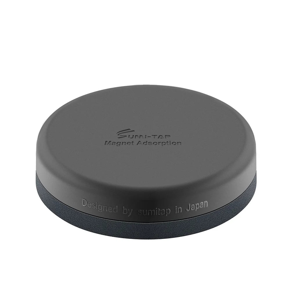 SUMI-TAP Round Mini Magnetic Car Phone Holder Stand Magnet Mount Cell Mobile Wall Car GPS Support - Black - 6