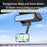 YESIDO C265 Car Rearview Mirror Phone Holder 360 Degree Rotating Mobile Phone Braceket - 2