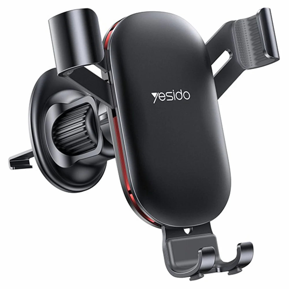 YESIDO C243 Car Air Vent Phone Holder ABS+Aluminum Alloy Gravity Phone Mount Braceket - 1