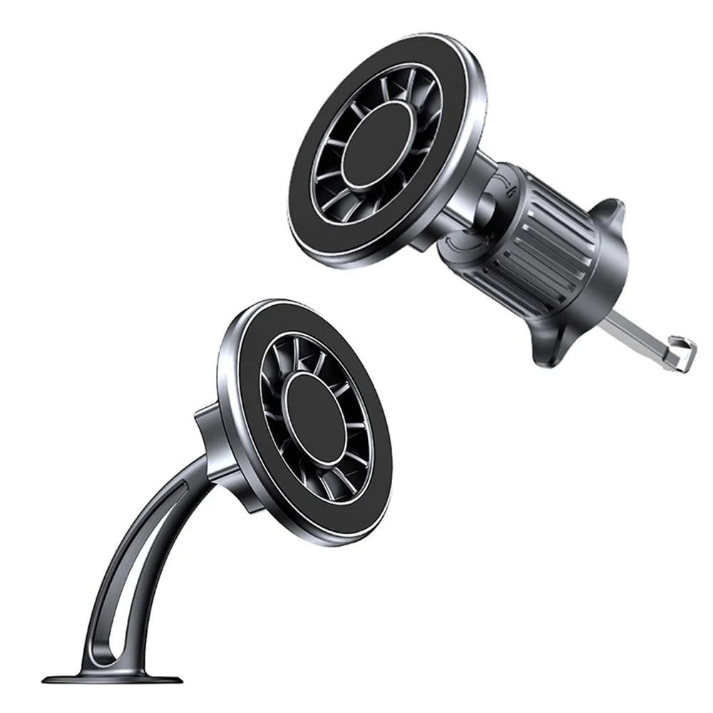 ZY-YC19 Car Phone Holder Bracket, Air Vent Hook + Adhesive Base - 1