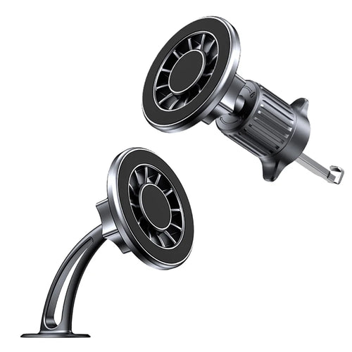 ZY-YC19 Car Phone Holder Bracket, Air Vent Hook + Adhesive Base - 1