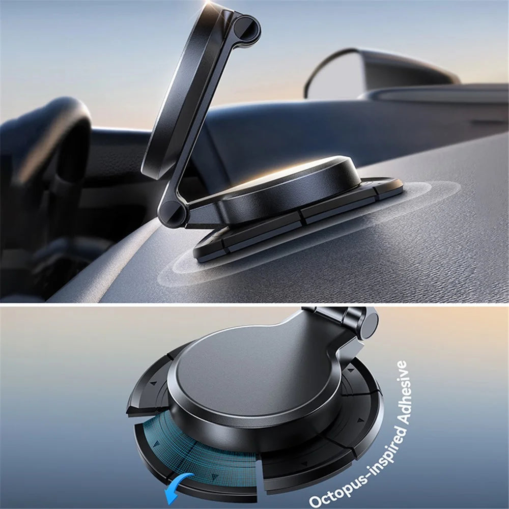 JOYROOM JR-ZS408 15W Magnetic Car Wireless Charging Foldable Phone Charger - 4