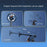 Q33 Car Dashboard Mount Suction Cup Base Telescopic Arm Magnetic Phone Holder Bracket - 3