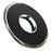 Q6 Car Dashboard Magnetic Phone Mount Ring Shape Phone Holder with Adhesive Bottom - Chrome Color - 1