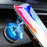 Q6 Car Dashboard Magnetic Phone Mount Ring Shape Phone Holder with Adhesive Bottom - Chrome Color - 7
