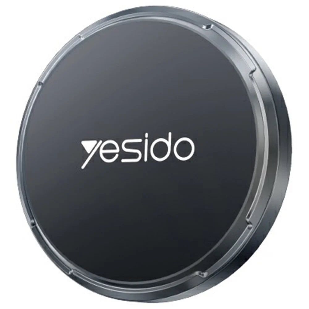YESIDO C211 Round Magnetic Car Phone Holder Adhesive Zinc Alloy Cellphone Stand - 1