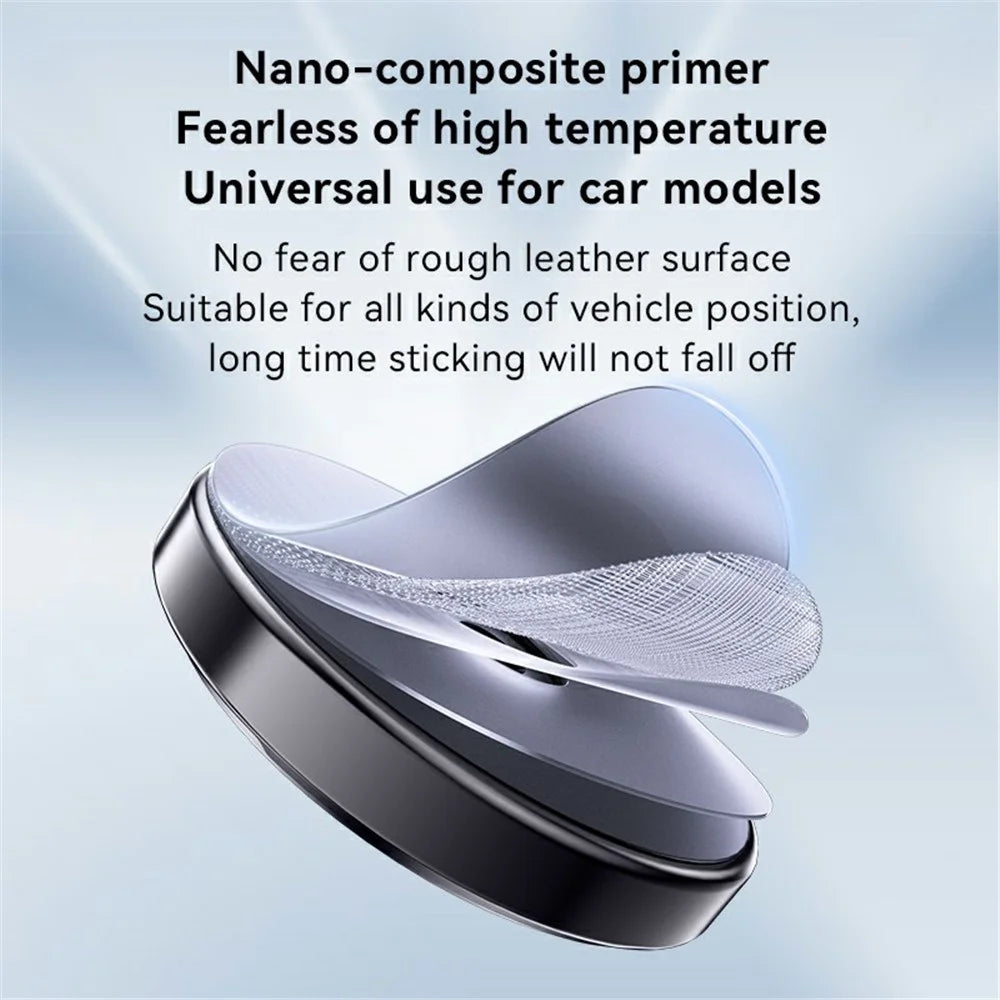 YESIDO C211 Round Magnetic Car Phone Holder Adhesive Zinc Alloy Cellphone Stand - 6