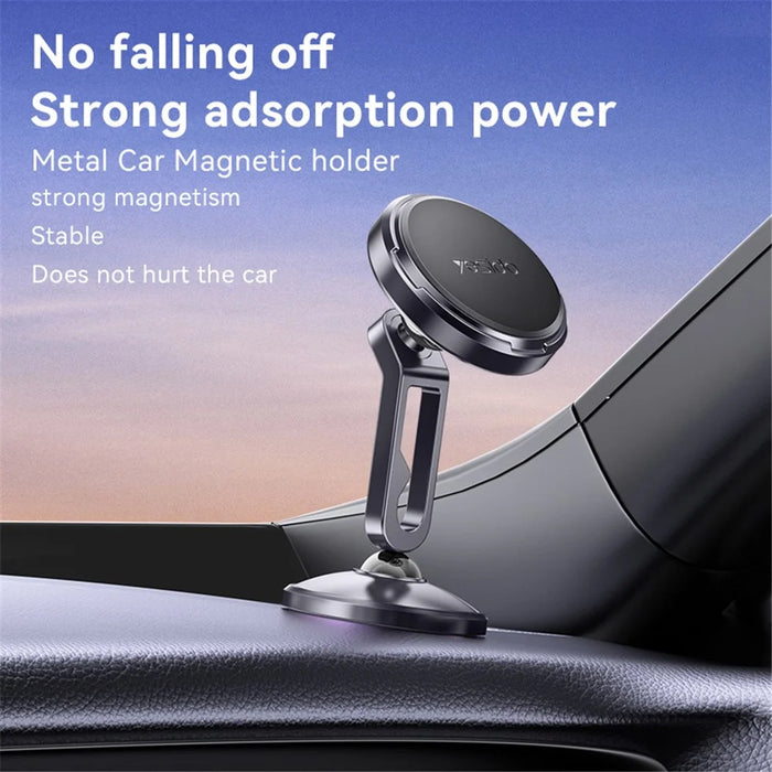 YESIDO C210 Dual Ball Head Design Magnetic Car Phone Holder Zinc Alloy Cellphone Stand - 2