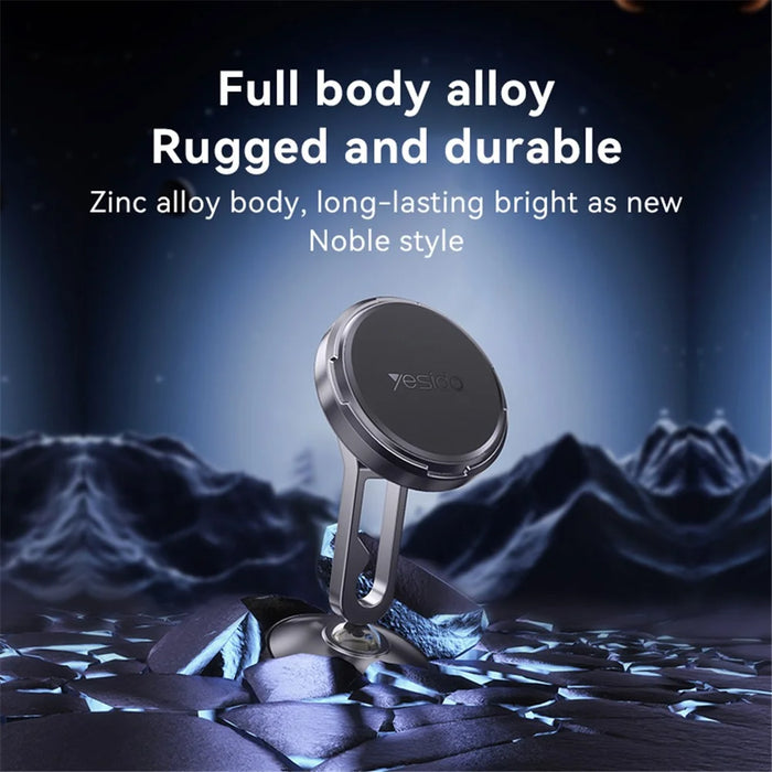 YESIDO C210 Dual Ball Head Design Magnetic Car Phone Holder Zinc Alloy Cellphone Stand - 5