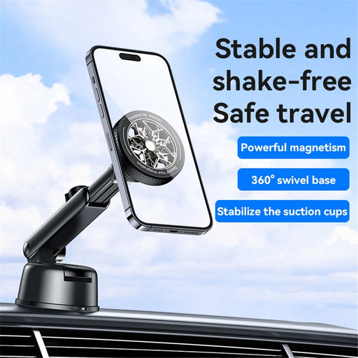 YESIDO C266 Magnetic Car Dashboard Phone Holder Suction Cup Mount Cellphone Stand - 2