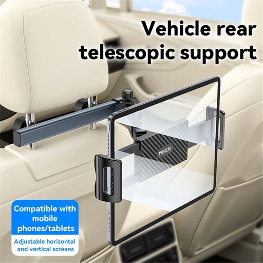 YESIDO C294 Car Seat Back Phone Tablet Holder Foldable Car Headrest Mount Phone Bracket - 2