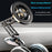XWJ-YC08 Car Dashboard Magnetic Phone Holder Aluminum Alloy 360-Degree Rotation Cellphone Stand - Grey - 5