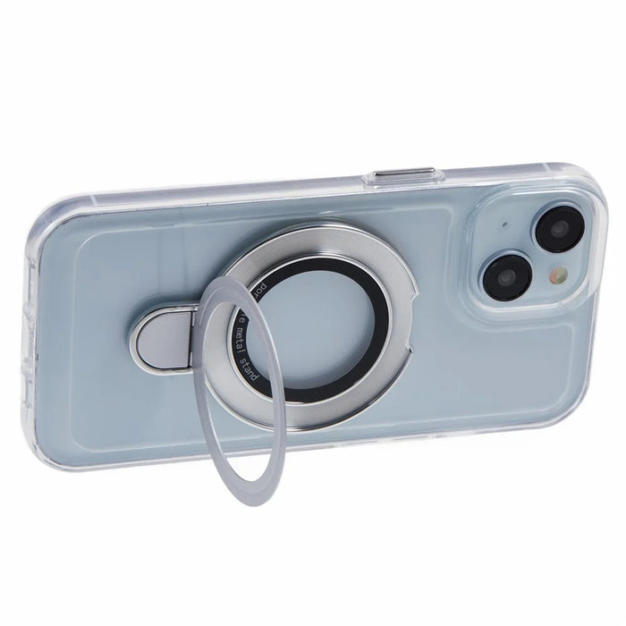Adhesive Phone Ring Stand Holder Cell Phone Grip Kickstand - White - 5