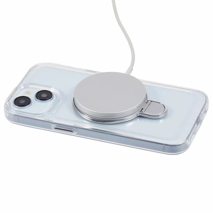 Adhesive Phone Ring Stand Holder Cell Phone Grip Kickstand - White - 6
