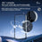 X10Q 360 Degree Rotatable Car Suction Cup Mount Magnetic Adsorption Phone Holder Folding Bracket - Silver - 5