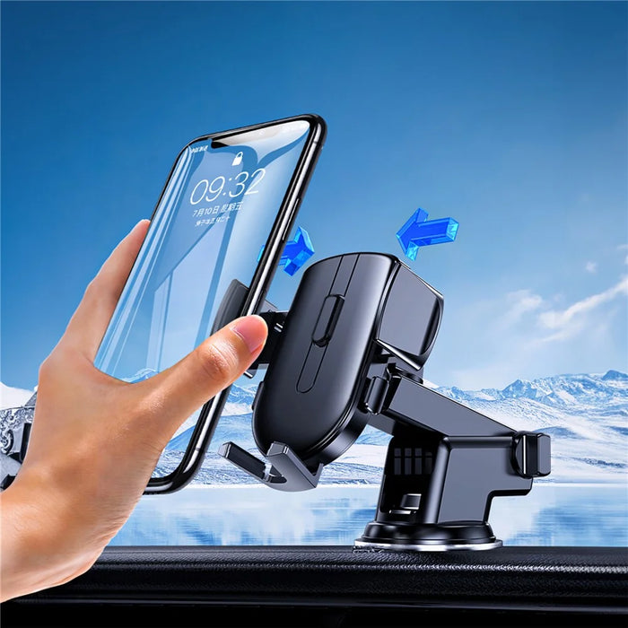 WIWU Wi-CH054 Car Dashboard Suction Cup Phone Holder Rotatable 4-7.2inch Phone Bracket - 3