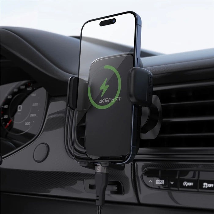 ACEFAST D27 Press Type Phone Stand Holder Car Air Vent 360 Degree Rotation Phone Clamp - 4