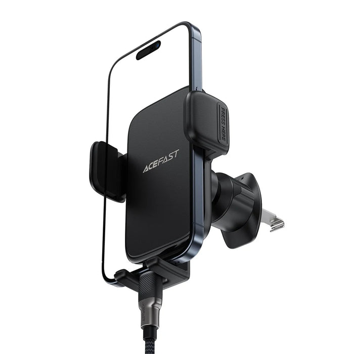 ACEFAST D27 Press Type Phone Stand Holder Car Air Vent 360 Degree Rotation Phone Clamp - 6