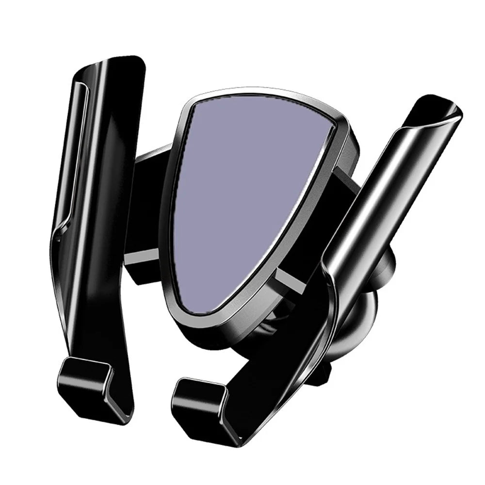 YC05 Gravity Sensing Auto Clamp Car Air Vent Mount Mobile Phone Holder Hands-free Bracket - Grey - 1