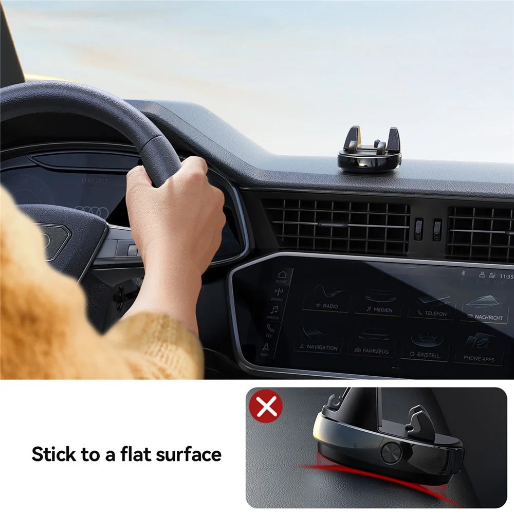 JOYROOM JR-ZS330 Car Phone Holder Adhesive Dashboard Mount Phone Stand - 6
