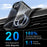 Car Dashboard Magnetic Phone Holder Foldable Rotatable Cellphone Navigation Stand - RT-203 - 5