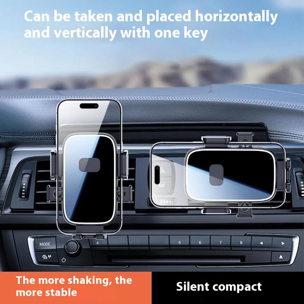 360-Degree Rotating Car Air Vent Phone Holder for 4.5-7 inch Smartphones - 4