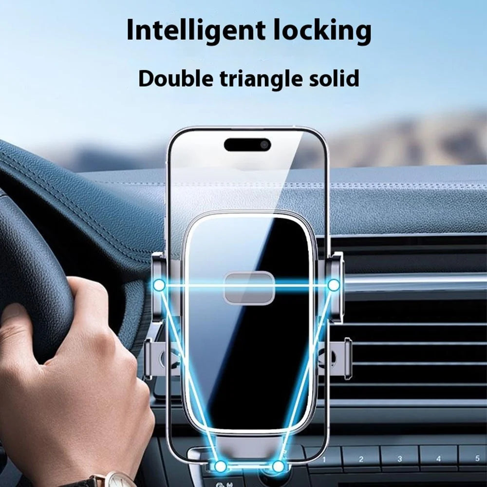 360-Degree Rotating Car Air Vent Phone Holder for 4.5-7 inch Smartphones - 6