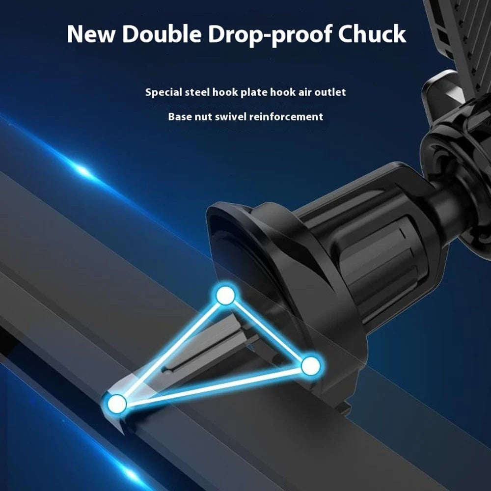360-Degree Rotating Car Air Vent Phone Holder for 4.5-7 inch Smartphones - 7