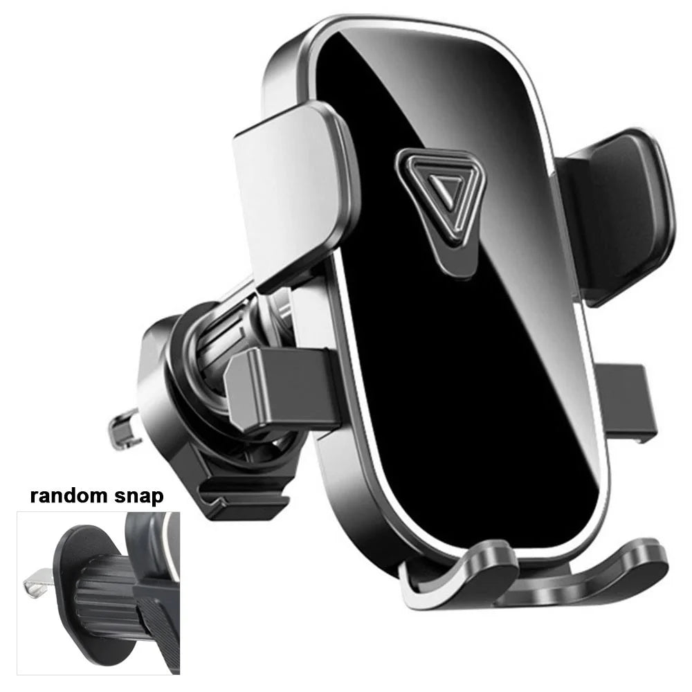 Car Air Vent Phone Holder Mirror Effect Phone Mount for 4.0-7.5 inch Cell Phones - 1