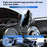 Car Air Vent Phone Holder Mirror Effect Phone Mount for 4.0-7.5 inch Cell Phones - 3