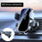 Car Air Vent Phone Holder Mirror Effect Phone Mount for 4.0-7.5 inch Cell Phones - 4