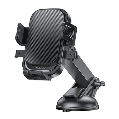YESIDO C267 Suction Press Car Phone Mount Dashboard Phone Holder for 4.7-7.2 Inch Cell Phones 360-Degree Rotation - 1
