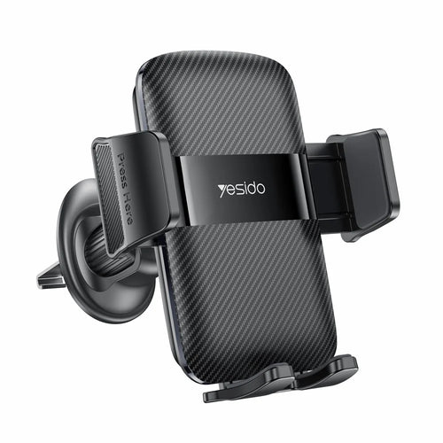 YESIDO C251 Air Vent Car Phone Holder for 4.8-7.2 Inch Phones, 360-Degree Rotation - 1
