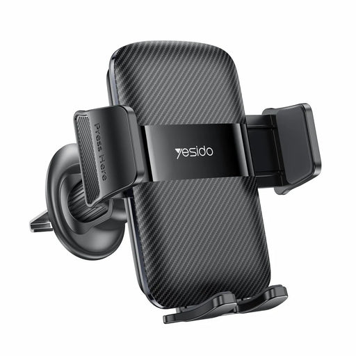 YESIDO C251 Air Vent Car Phone Holder for 4.8-7.2 Inch Phones, 360-Degree Rotation - 1