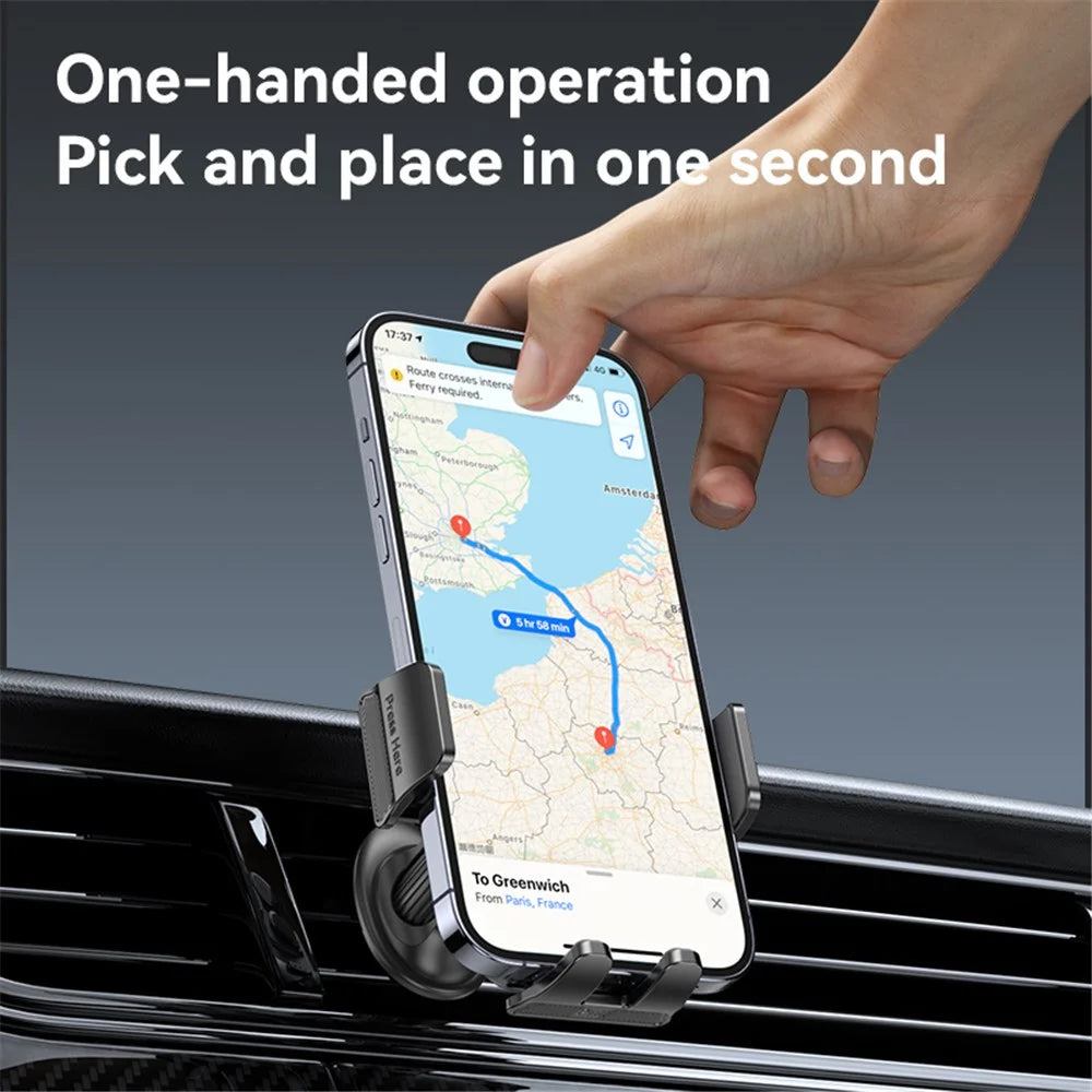 YESIDO C251 Air Vent Car Phone Holder for 4.8-7.2 Inch Phones, 360-Degree Rotation - 3
