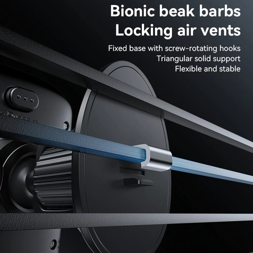 YESIDO C251 Air Vent Car Phone Holder for 4.8-7.2 Inch Phones, 360-Degree Rotation - 6