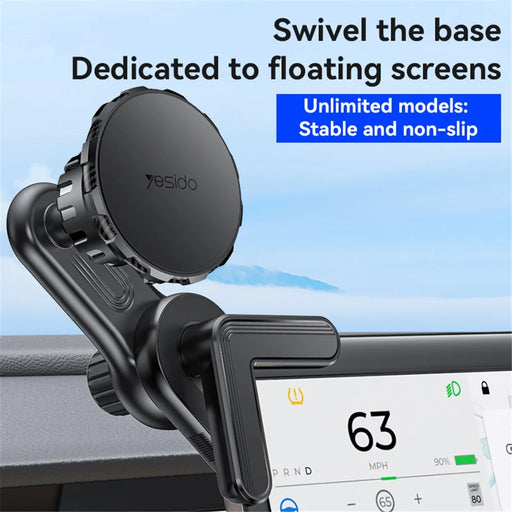 YESIDO C212 Floating Car Screen Phone Holder Rotatable Magnetic Cellphone Bracket - 2