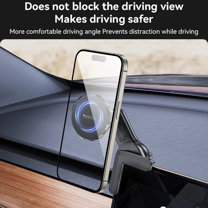 YESIDO C212 Floating Car Screen Phone Holder Rotatable Magnetic Cellphone Bracket - 7