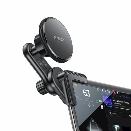 YESIDO C213 Floating Screen Clip-On Magnetic Holder for iPhone 12 / 13 / 14 / 15 / 16 Series, 360-Degree Rotation - 1