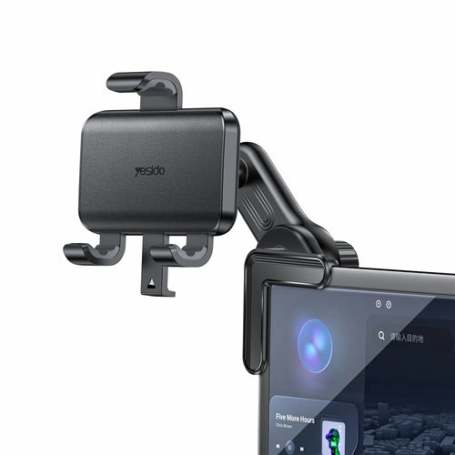 YESIDO C250 Floating Screen Clip-On Phone Holder, 360-Degree Rotating - 1