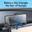 YESIDO C250 Floating Screen Clip-On Phone Holder, 360-Degree Rotating - 5