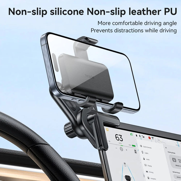 YESIDO C250 Floating Screen Clip-On Phone Holder, 360-Degree Rotating - 6