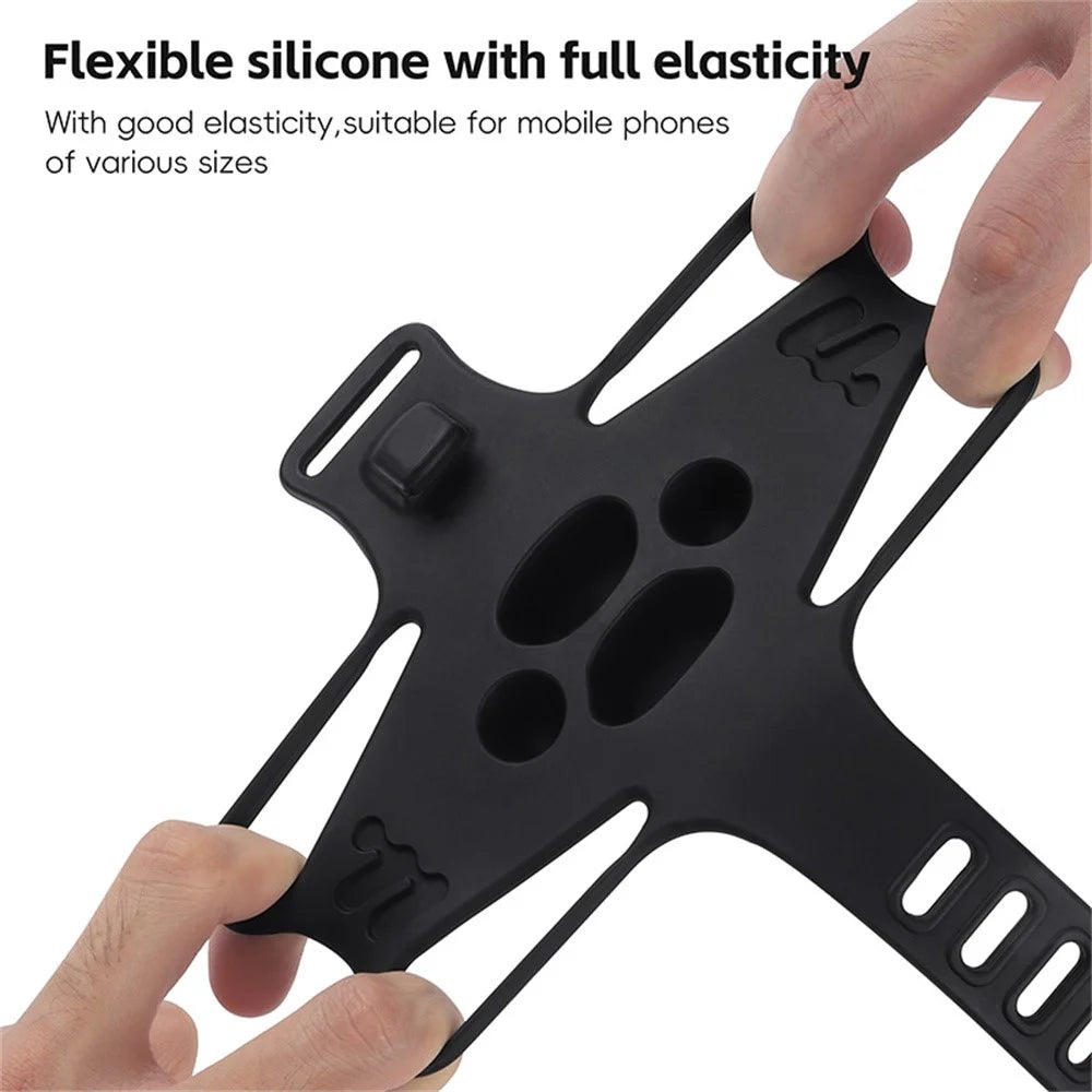 WEST BIKING YP0715084 Bike Handlebar Phone Holder Soft Silicone E-Bike Bicycle Cellphone Bracket - 6