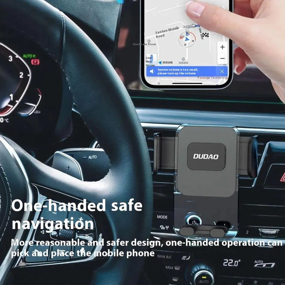 DUDAO F8Max Car Air Vent Mount 360 Degree Rotation Mobile Phone Holder Bracket - 4